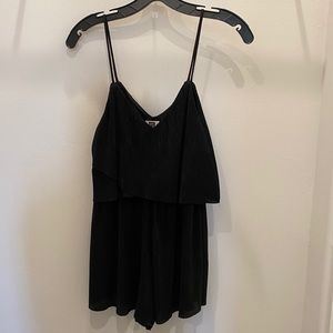 Lira Black Textured Romper